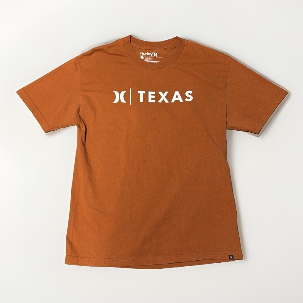 Hurley Texas Longhorns Large T-Shirt Orange White UT